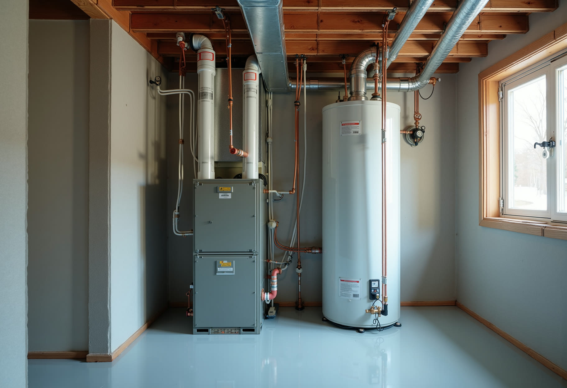 Tidy mechanical room